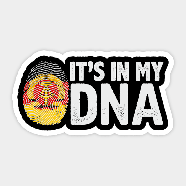 GDR DNA east germany new federal states east osi Sticker by OfCA Design